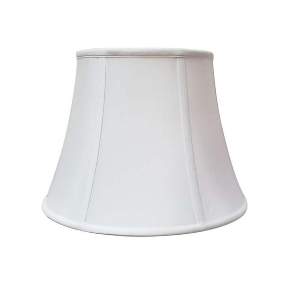 New Royal Designs Modified Bell Lamp Shade, White, 7.5 x 12 x 9.5